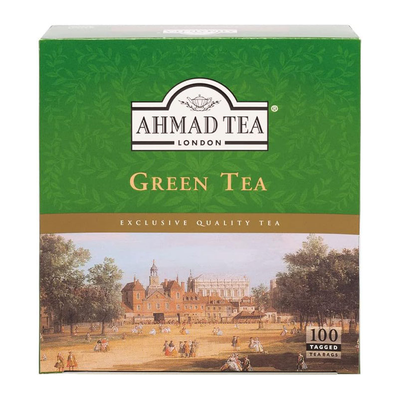 Ahmad Tea شاي أخضر 100 كيس