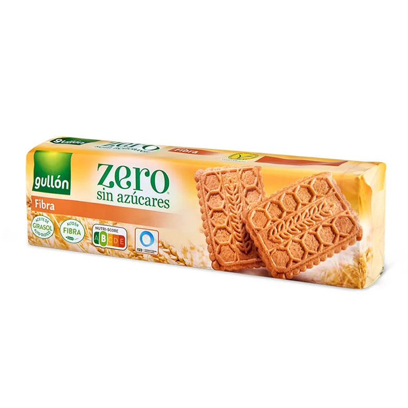 Gullón بسكويت غني بالألياف خالي من السكر 170غ