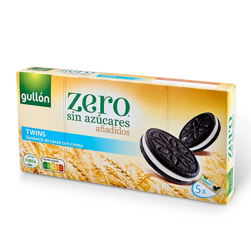 Gullón بسكويت مدور محشي بالكريمة بدون سكر مضاف 210غ