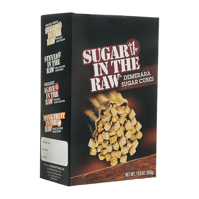 Sugar In The Raw سكر ديميرارا مكعبات 500غ