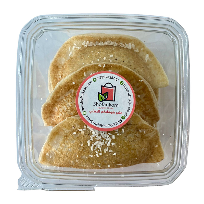 Shofankom قطايف بالجوز خالية من الغلوتين والسكر 6 قطع 300غ