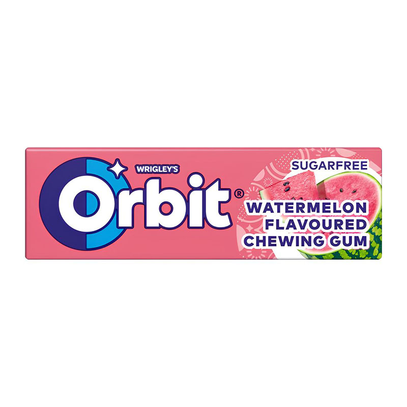 Orbit علكة مخدات خاليه من السكر بطعم البطيخ 15غ