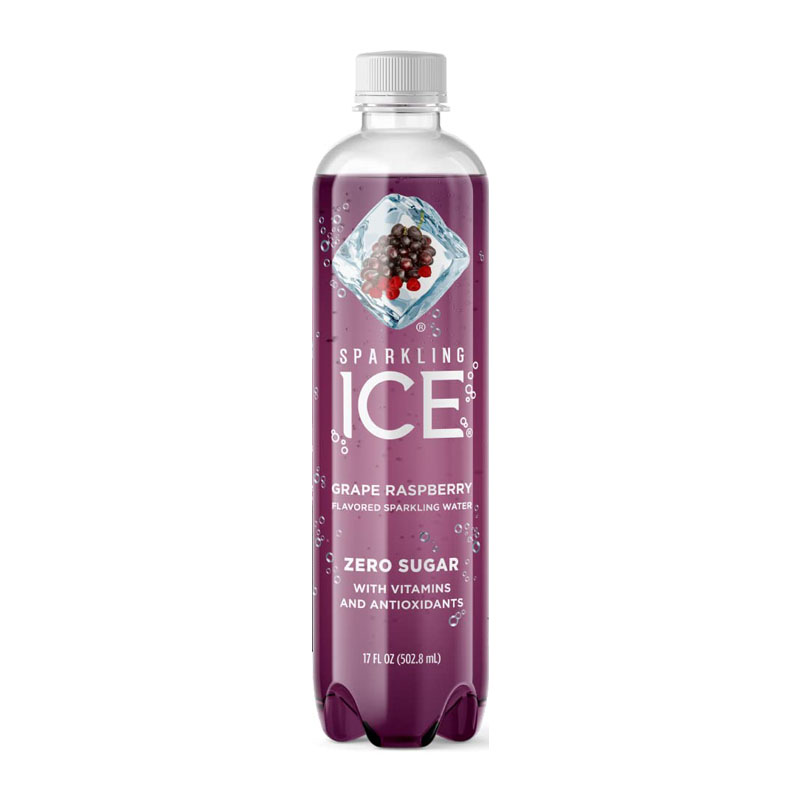 Sparkling Ice مياه فوارة بطعم العنب والرازبيري خالي السعرات الحرارية 500مل