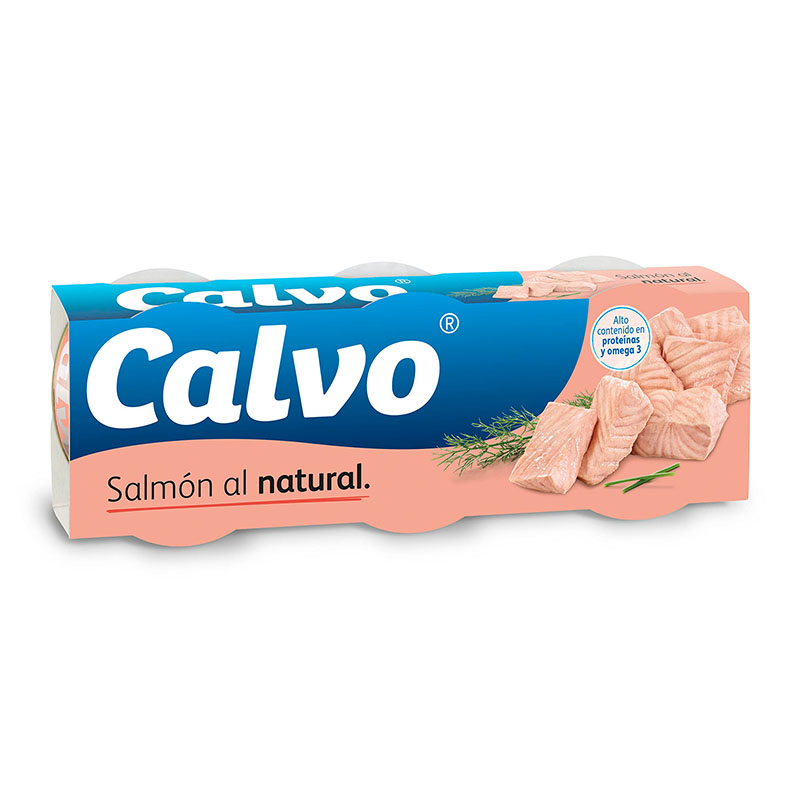 Calvo سلمون بالماء عبوة ثلاثية 240غ