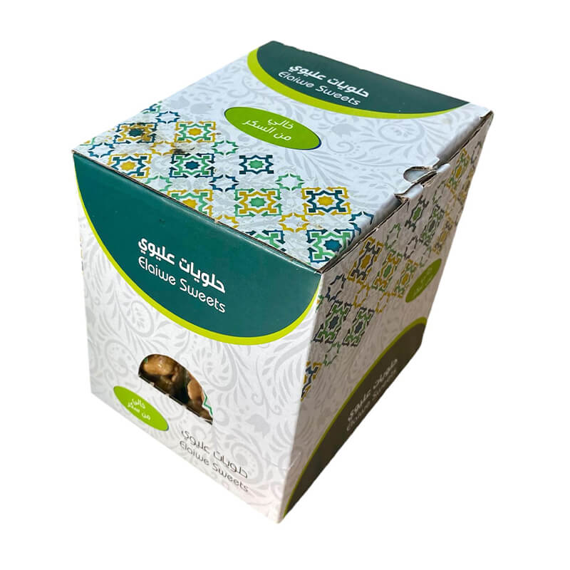 عليوي، حلوى الفستق بدون سكر 50غ – 18 قطعة