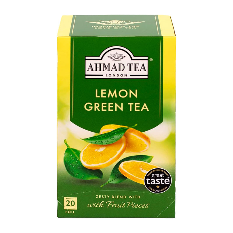 Ahmad Tea شاي أخضر بالليمون 20 كيس 40غ