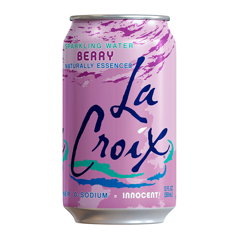 La Croix مياه فوارة بطعم التوت خالي السعرات الحرارية 355مل