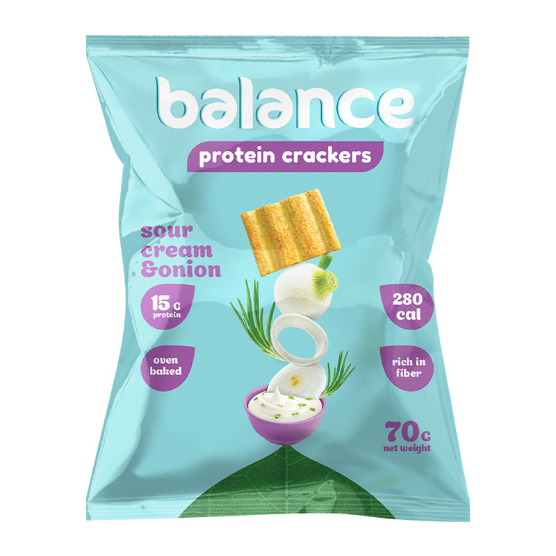 Balance رقائق مقرمشة بالبصل عالية البروتين 70غ