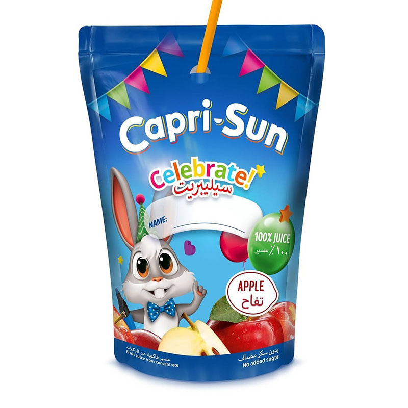 Capri-Sun عصير تفاح بدون سكر مضاف 200مل