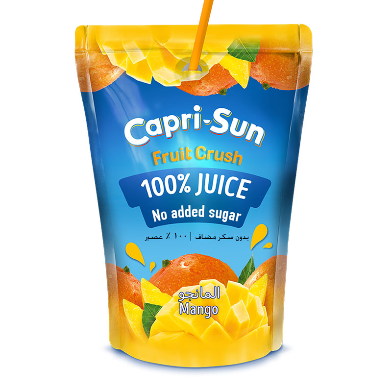 Capri-Sun عصير مانجا تفاح بدون سكر مضاف 200مل