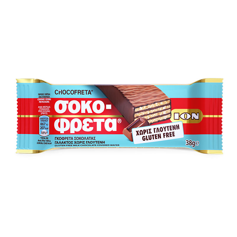 Chocofreta ويفر بالشوكلاتة خالي من الغلوتين 38غ