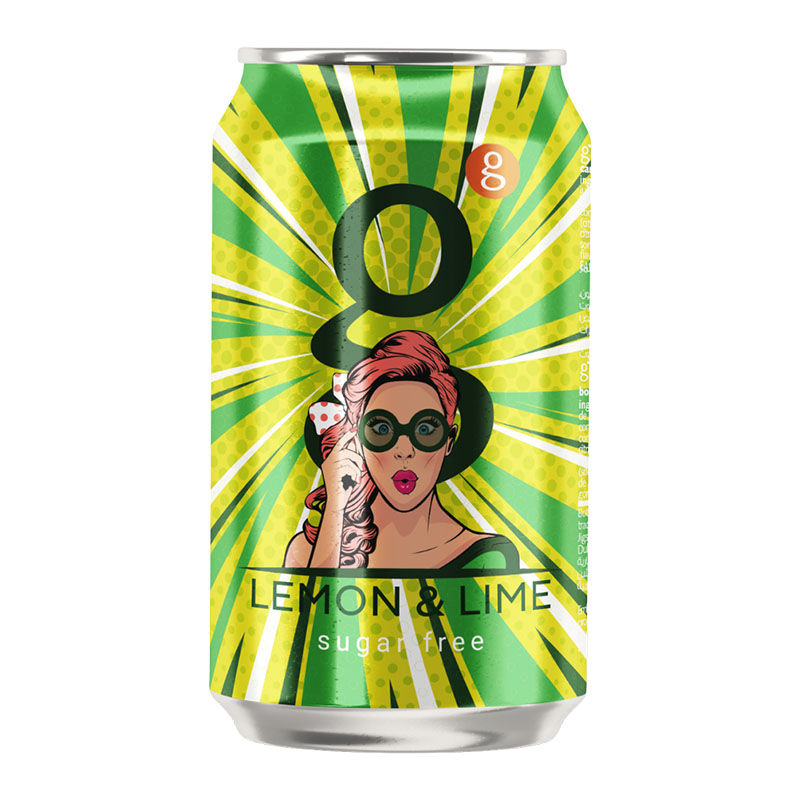 G Drink مشروب غازي بدون سكر بطعم الليمون 300مل