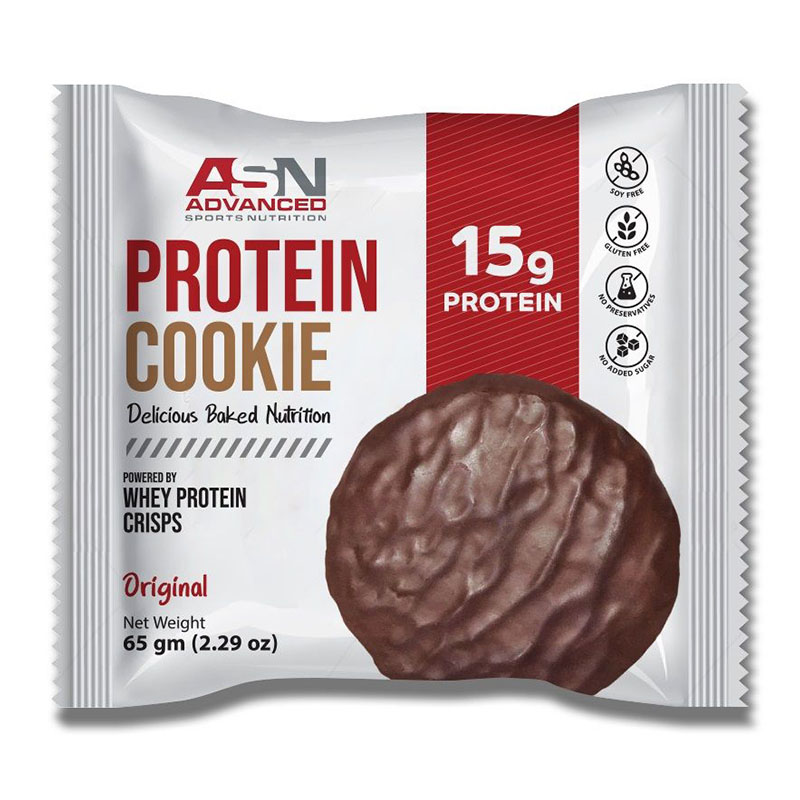ASN بسكويت عالي البروتين بالطعم الأصلي 65غ