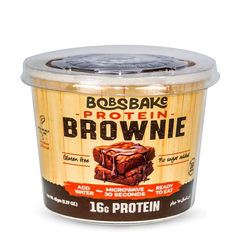 Bobs Bake كاسة براوني سريع التحضير عالي البروتين 65غ