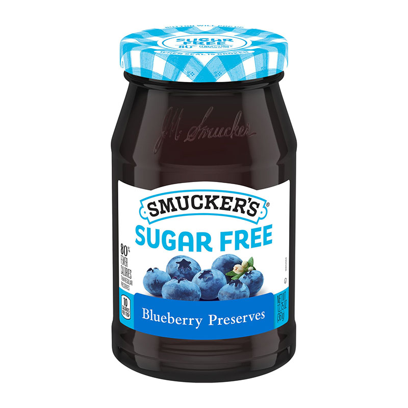 Smucker’s مربى بلوبيري بدون سكر مضاف 361غ