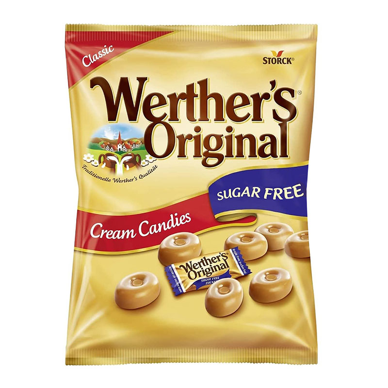 Werther’s Original ملبس بالقشطة دائري بدون سكر 70غ