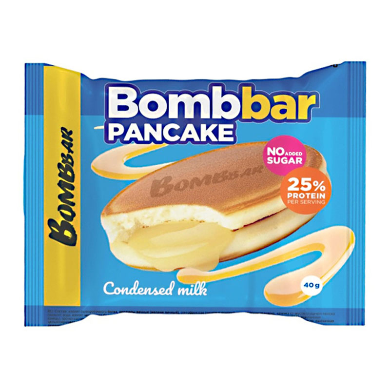Bombbar بانكيك عالي البروتين بطعم الحليب المكثف 40غ