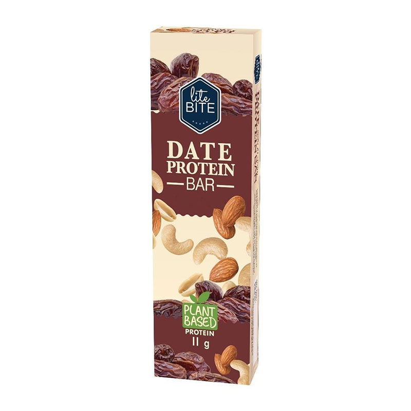 Lite Bite بروتين بار التمر بالمكسرات 60غ