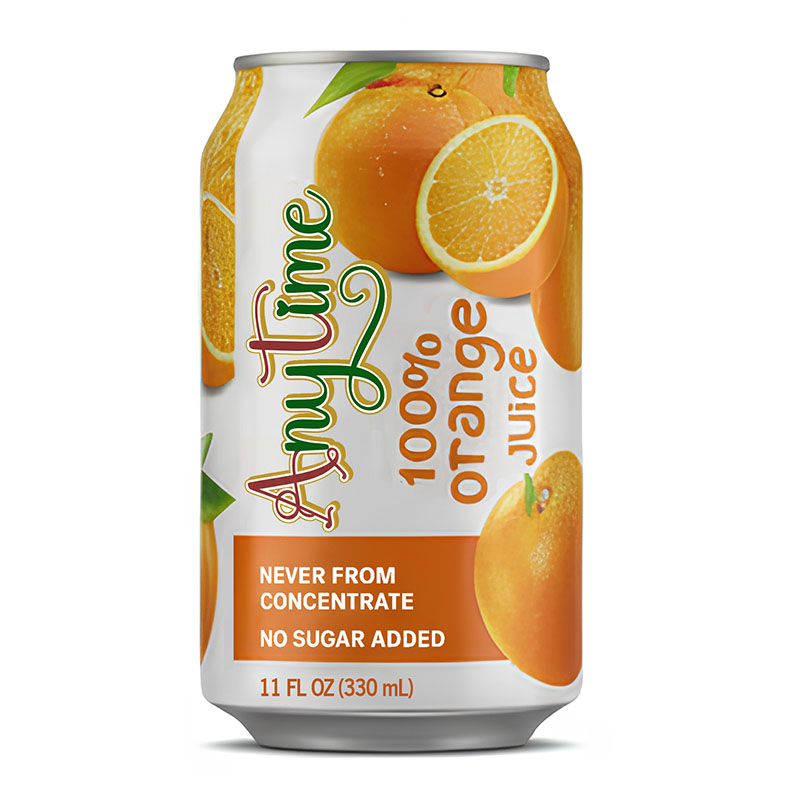 Anytime عصير برتقال بدون سكر مضاف 330مل