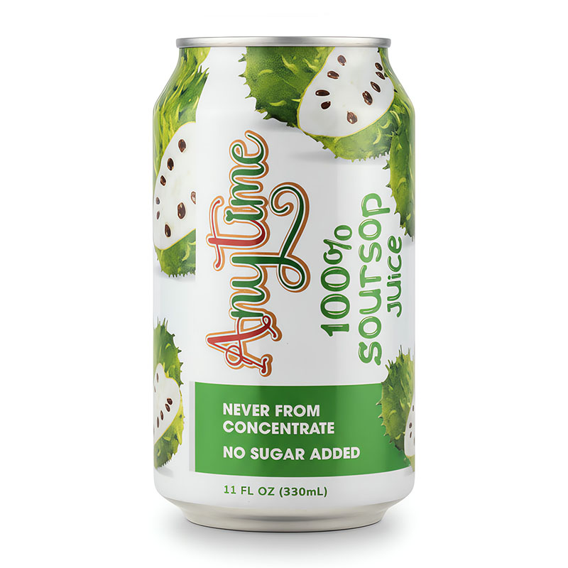 Anytime عصير قشطة بدون سكر مضاف 330مل