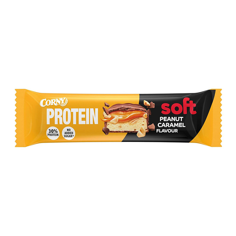 Corny بروتين بار بطعم الفستق بالكراميل بدون سكر 45غ