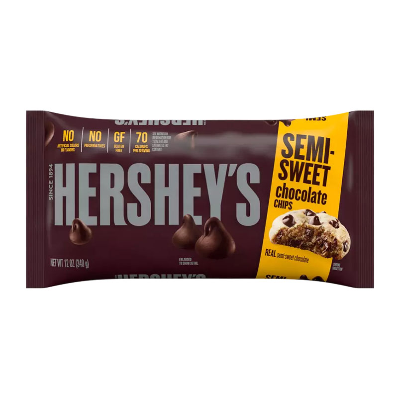 Hershey’s حبيبات شوكولاتة قليلة السكر 340غ