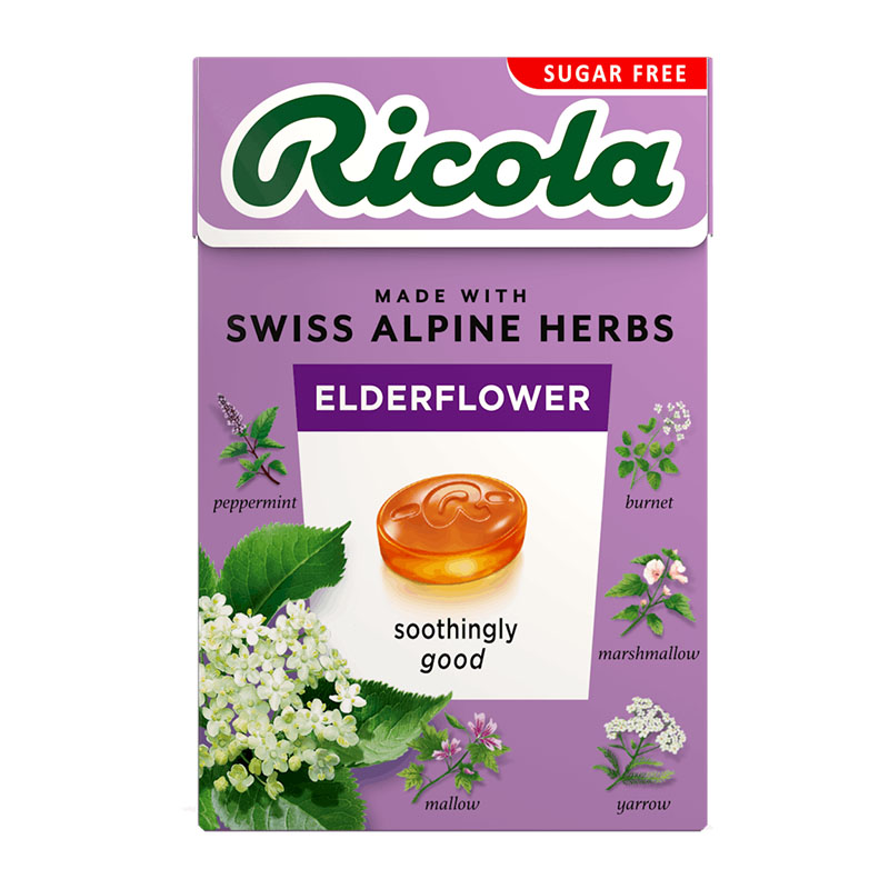 Rıcola ملبس أعشاب بالأزهار بدون سكر 45غ