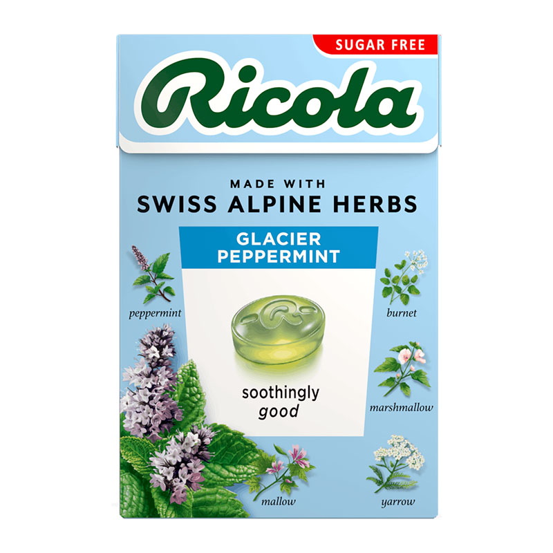 Rıcola ملبس أعشاب بالنعناع بدون سكر 45غ