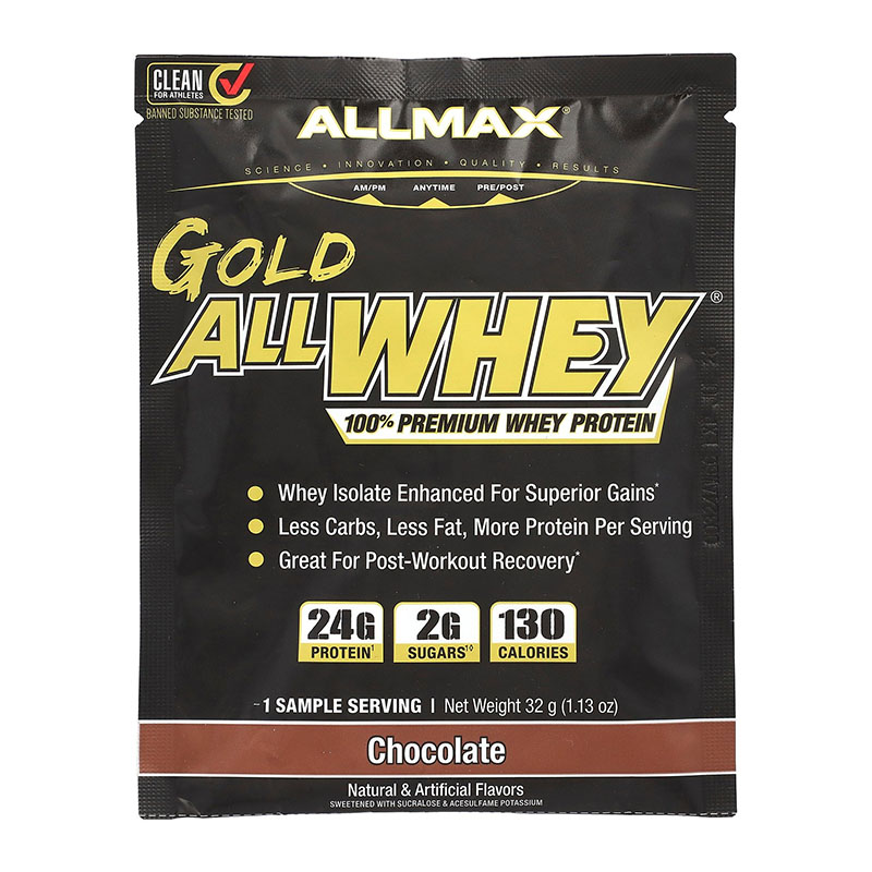 Allmax مسحوق بروتين مصل اللبن بطعم الشوكولاتة 32غ