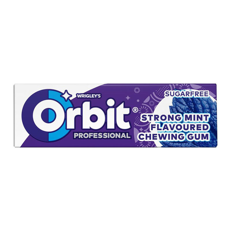 Orbit علكة مخدات خاليه من السكر بطعم النعنع القوي 15غ