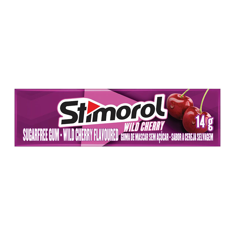 Stimorol علكة بدون سكر بطعم الكرز البري 14غ