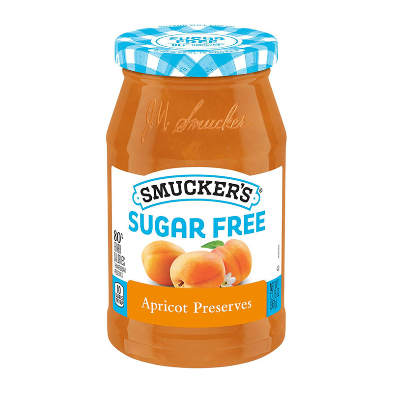 Smucker’s مربى مشمش بدون سكر مضاف 361غ