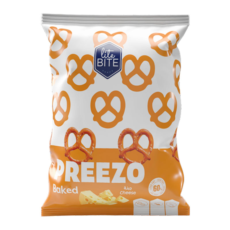 Lite Bite سناك برتزل مخبوز بطعم الجبنة 40غ