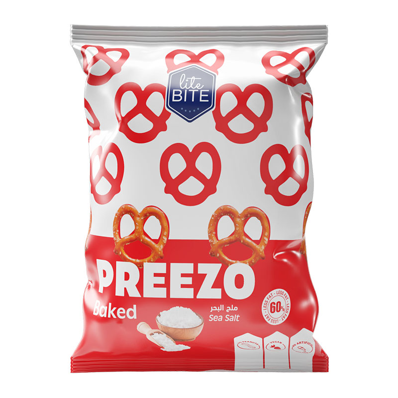 Lite Bite سناك برتزل مخبوز بطعم الملح 40غ