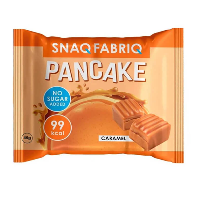 Snaq Fabriq بانكيك بدون سكر بطعم الحليب الكراميل 45غ