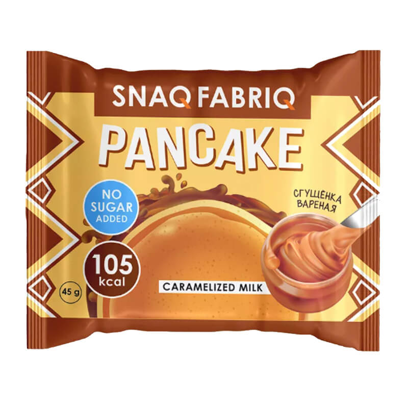 Snaq Fabriq بانكيك بدون سكر بطعم الحليب المكرمل 45غ