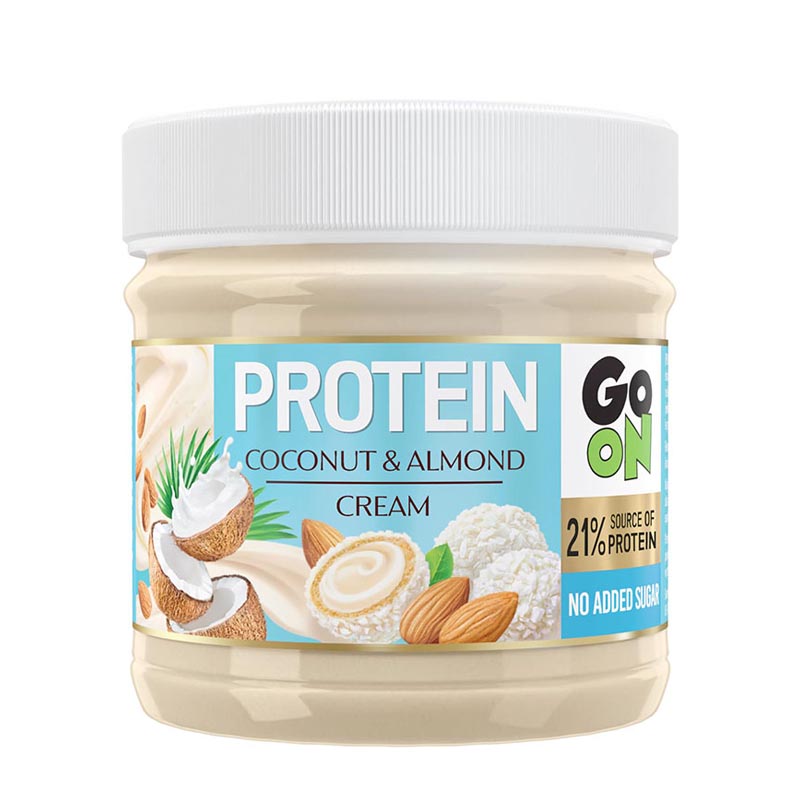 Go On كريمة جوز الهند واللوز عالية البروتين 180غ
