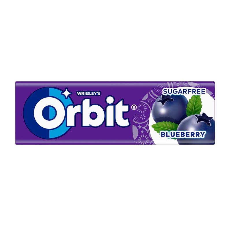 Orbit علكة مخدات خاليه من السكر بطعم البلوبيري 15غ