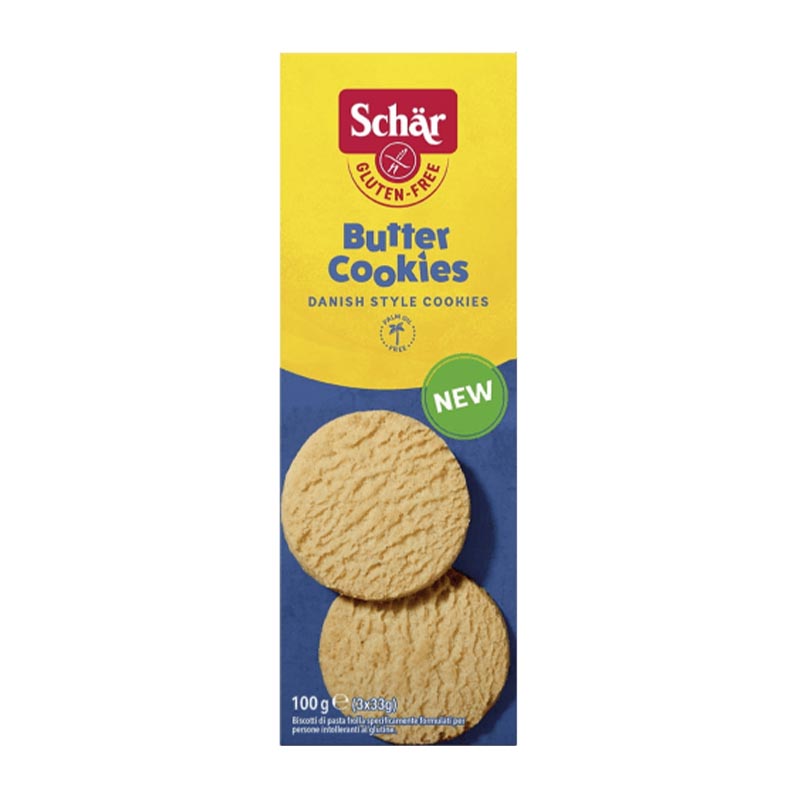 Schär بسكويت بالزبدة بدون غلوتين 100غ