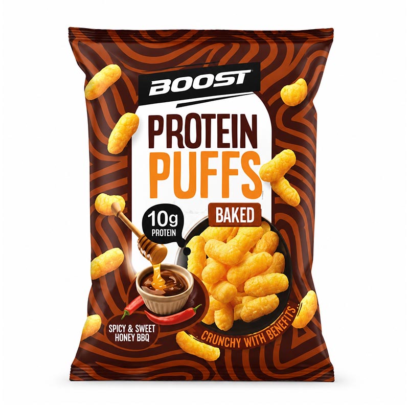 Boost بمبا عالبة البروتين بطعم الباربيكيو والعسل 60غ