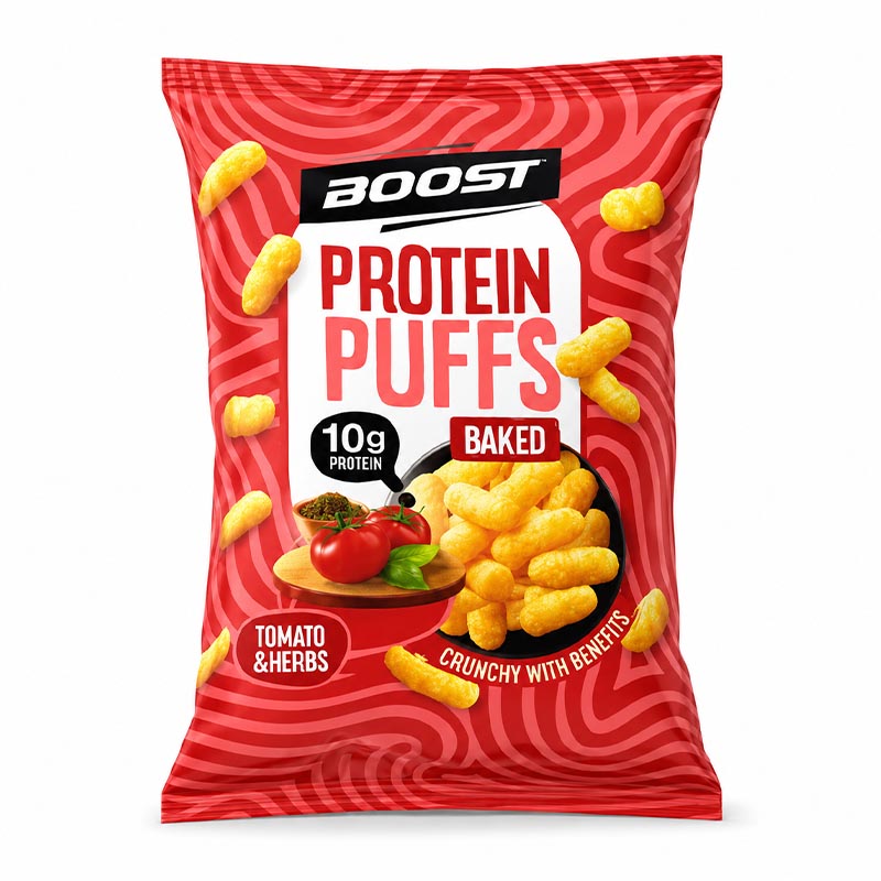 Boost بمبا عالبة البروتين بطعم البندورة والأعشاب 60غ