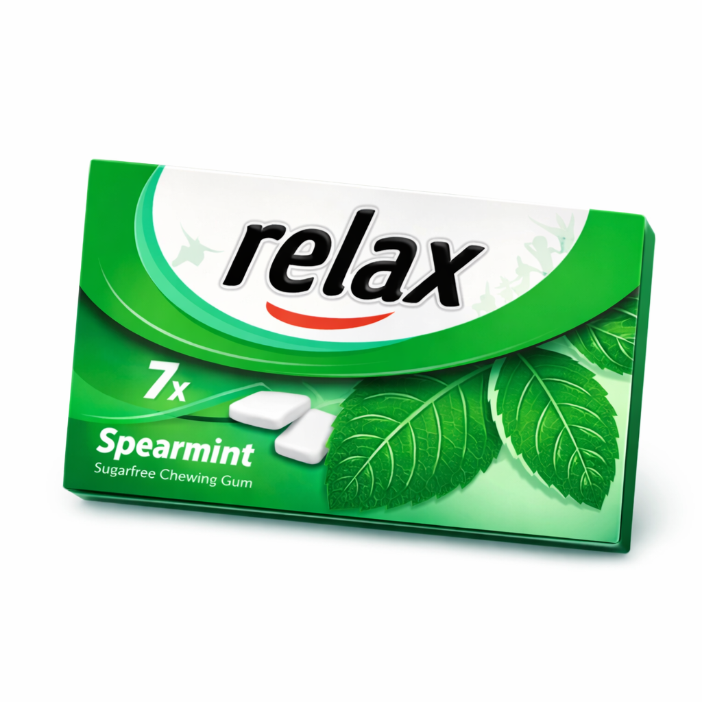 Relax علكة خالية من السكر بطعم النعناع الأخضر 13.5غ
