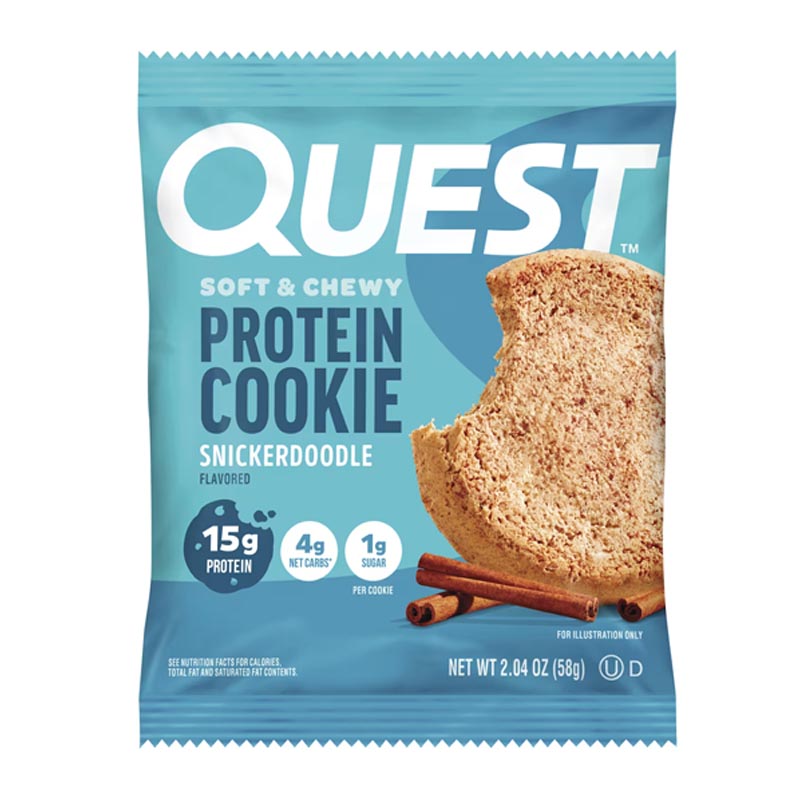 Quest Nutrition كوكي عالي البروتين بطعم القرفة 58غ